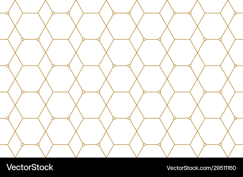 Golden lines seamless pattern Royalty Free Vector Image