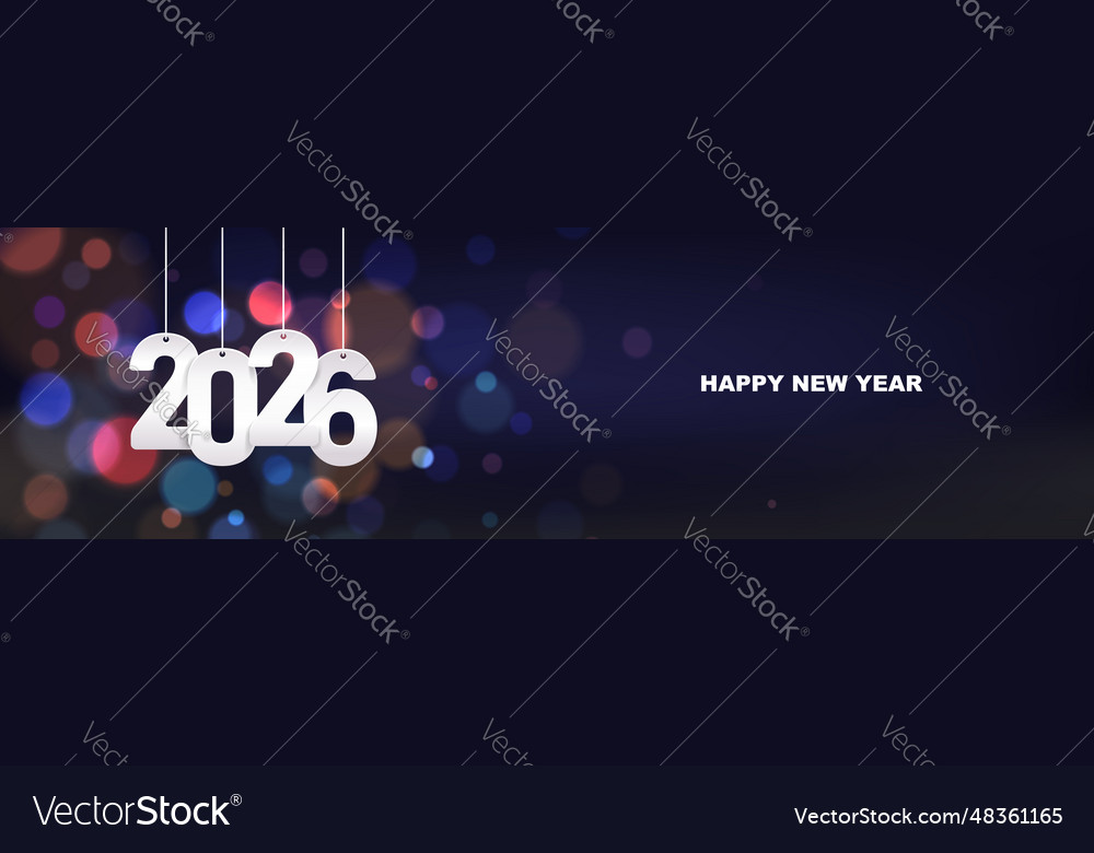  Happy new year 2026 Royalty Free Vector Image - VectorStock 