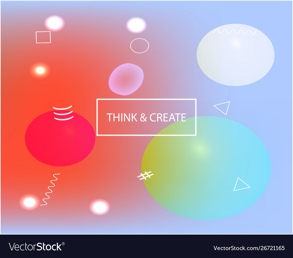 Inspiring colorful modern background Royalty Free Vector