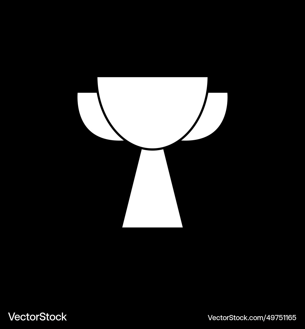 Trophy icon logo image Royalty Free Vector Image