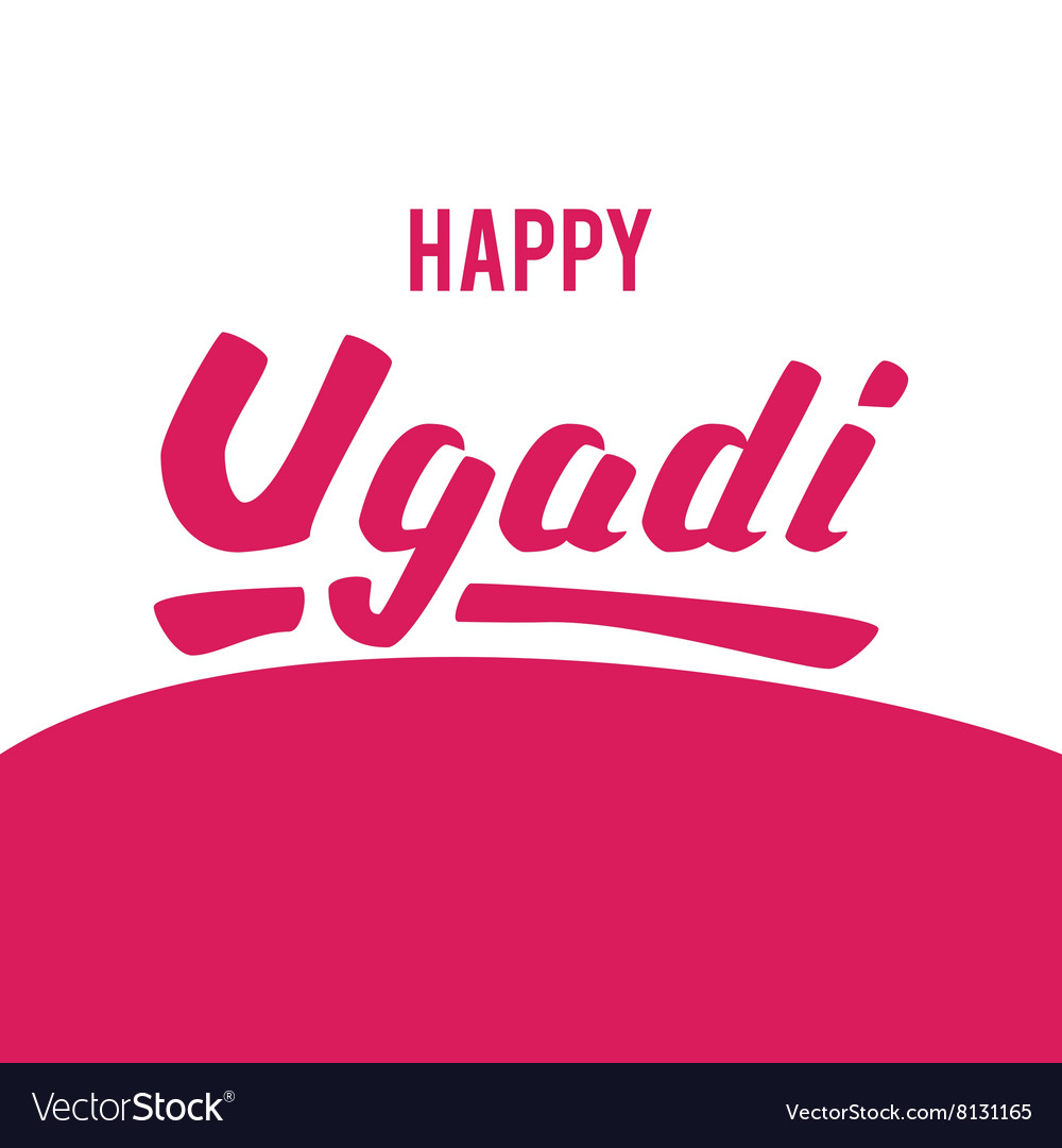 Ugadi gudi padwa hindu new year Royalty Free Vector Image