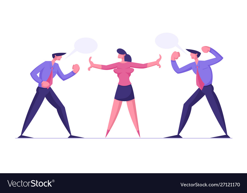 Standing between. Борьба когда машут руками