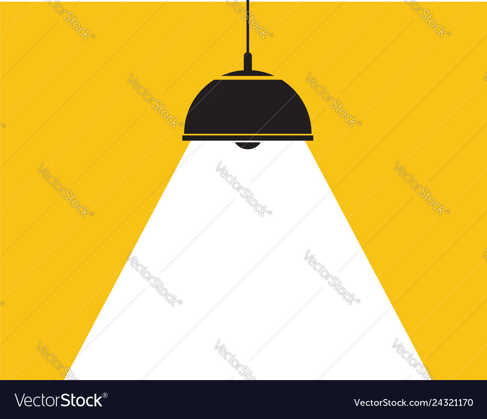 Ceiling lamp Royalty Free Vector Image - VectorStock