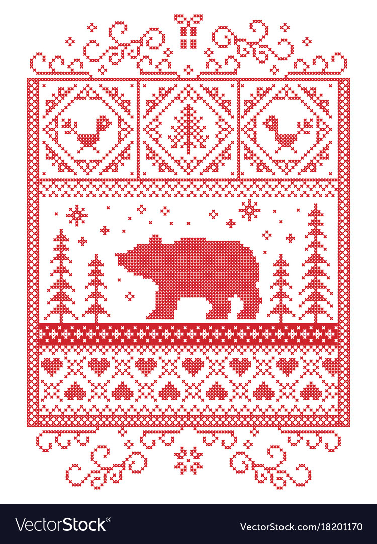 Polar Bear Knitting Pattern Vector Images (52) Polar Bear Knitting Pattern Vector Images (52)