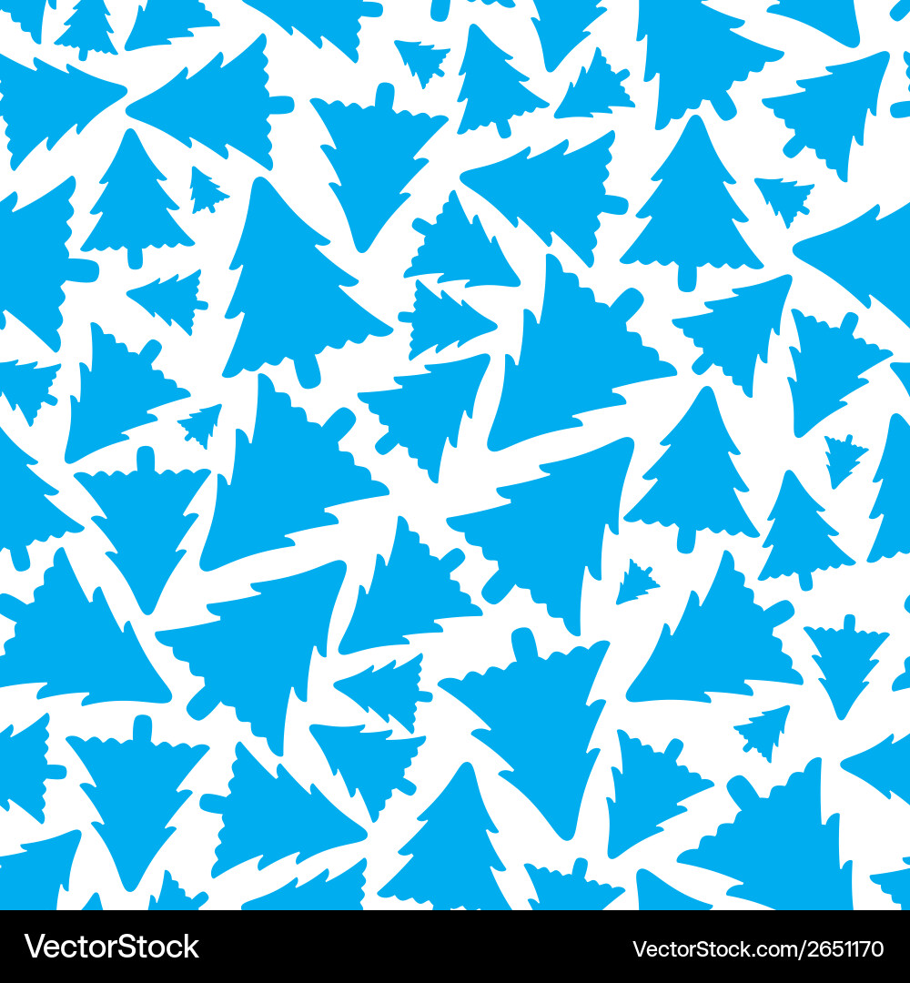 Christmas tree pattern eps10 Royalty Free Vector Image