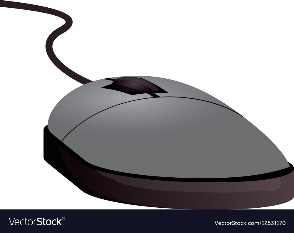 Isolated mouse device design Royalty Free Vector Image