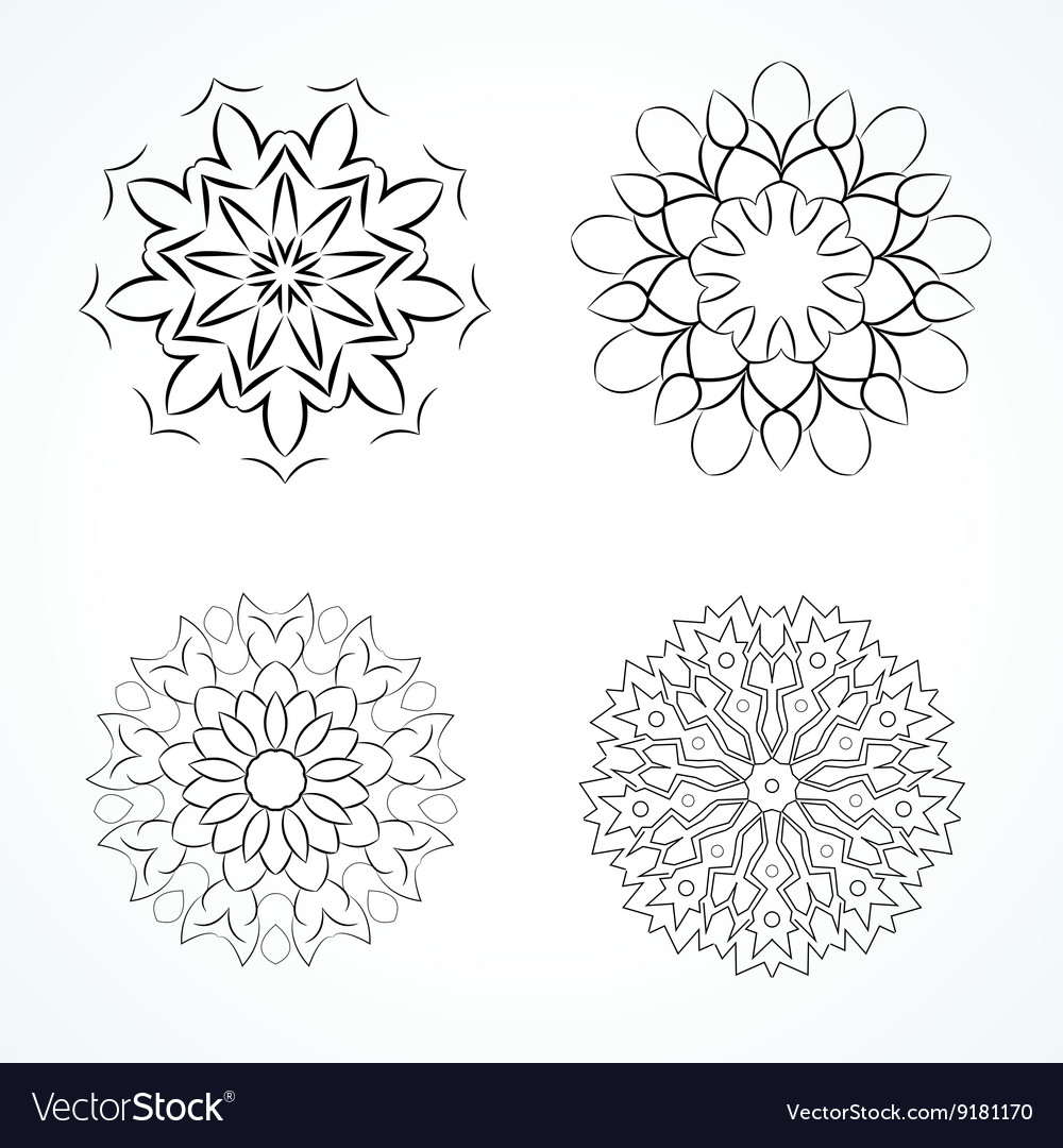 Ornamental round Royalty Free Vector Image - VectorStock