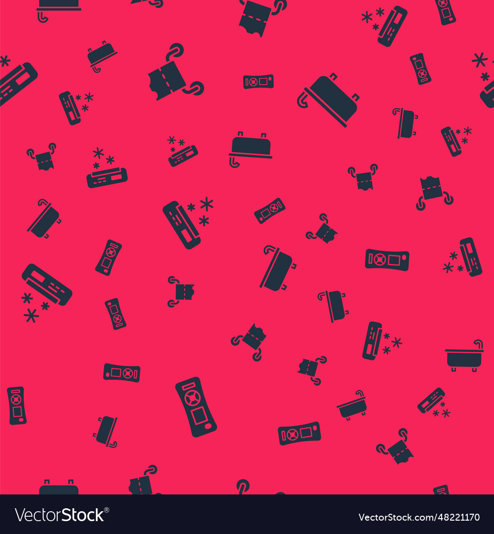 Set remote control toilet paper roll air Vector Image