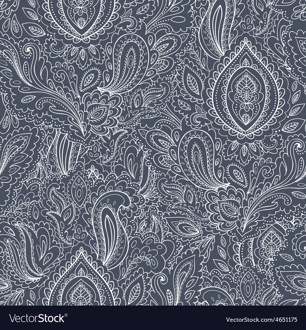 Beautiful floral leaf seamless pattern Royalty Free Vector