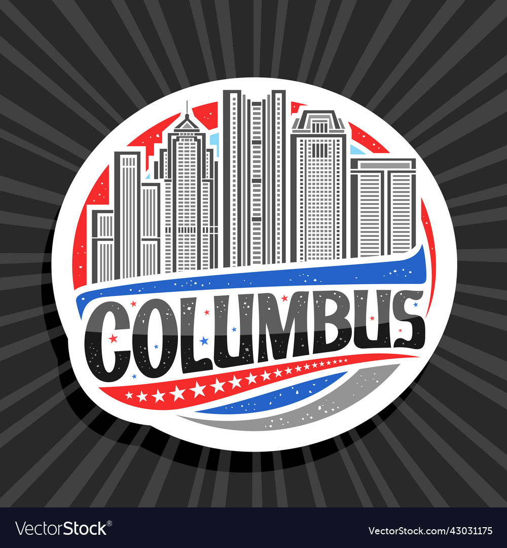 Logo for columbus Royalty Free Vector Image - VectorStock