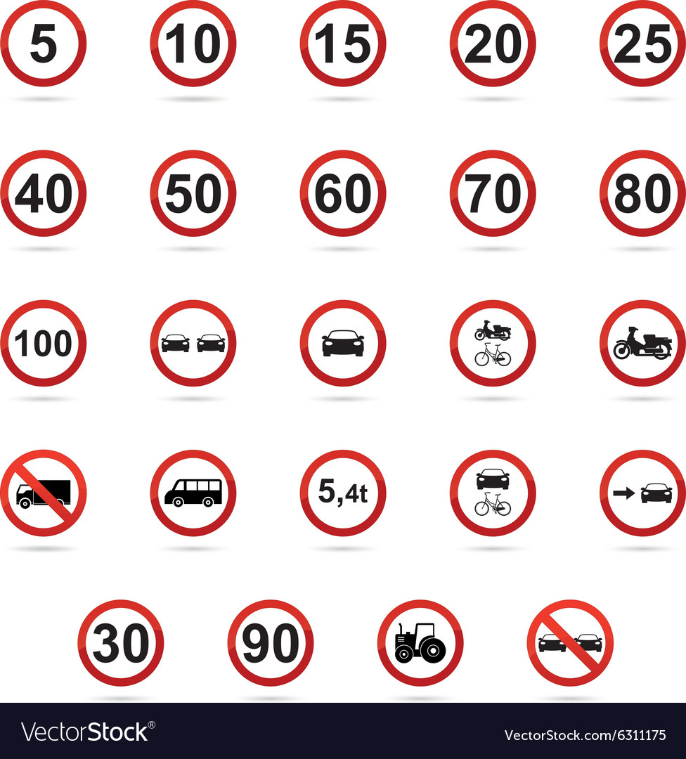 Transit signals Royalty Free Vector Image - VectorStock