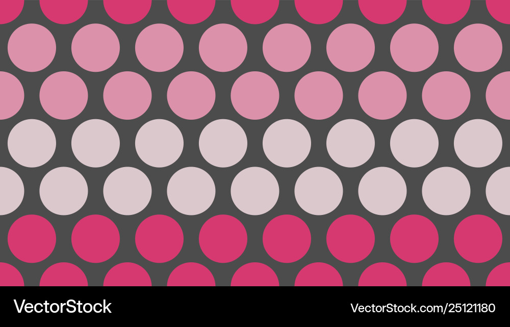 Seamless polka dot pop art creative design Vector Image