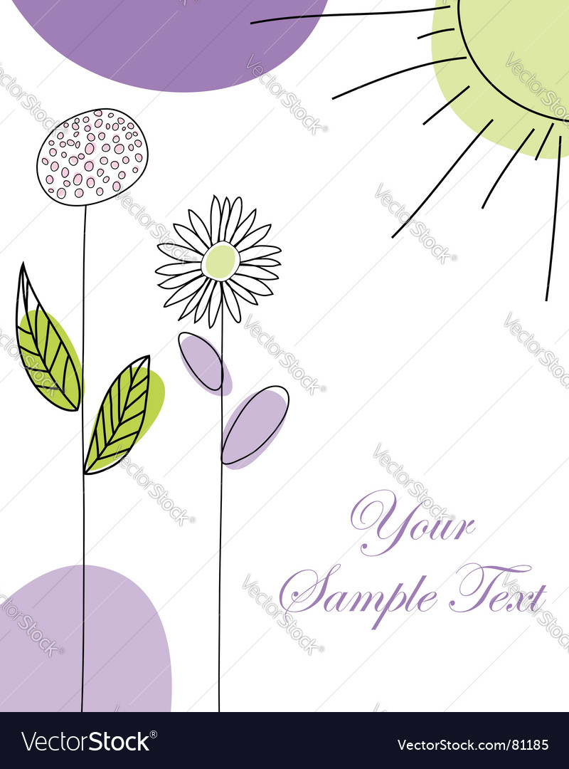 Festive card Royalty Free Vector Image - VectorStock