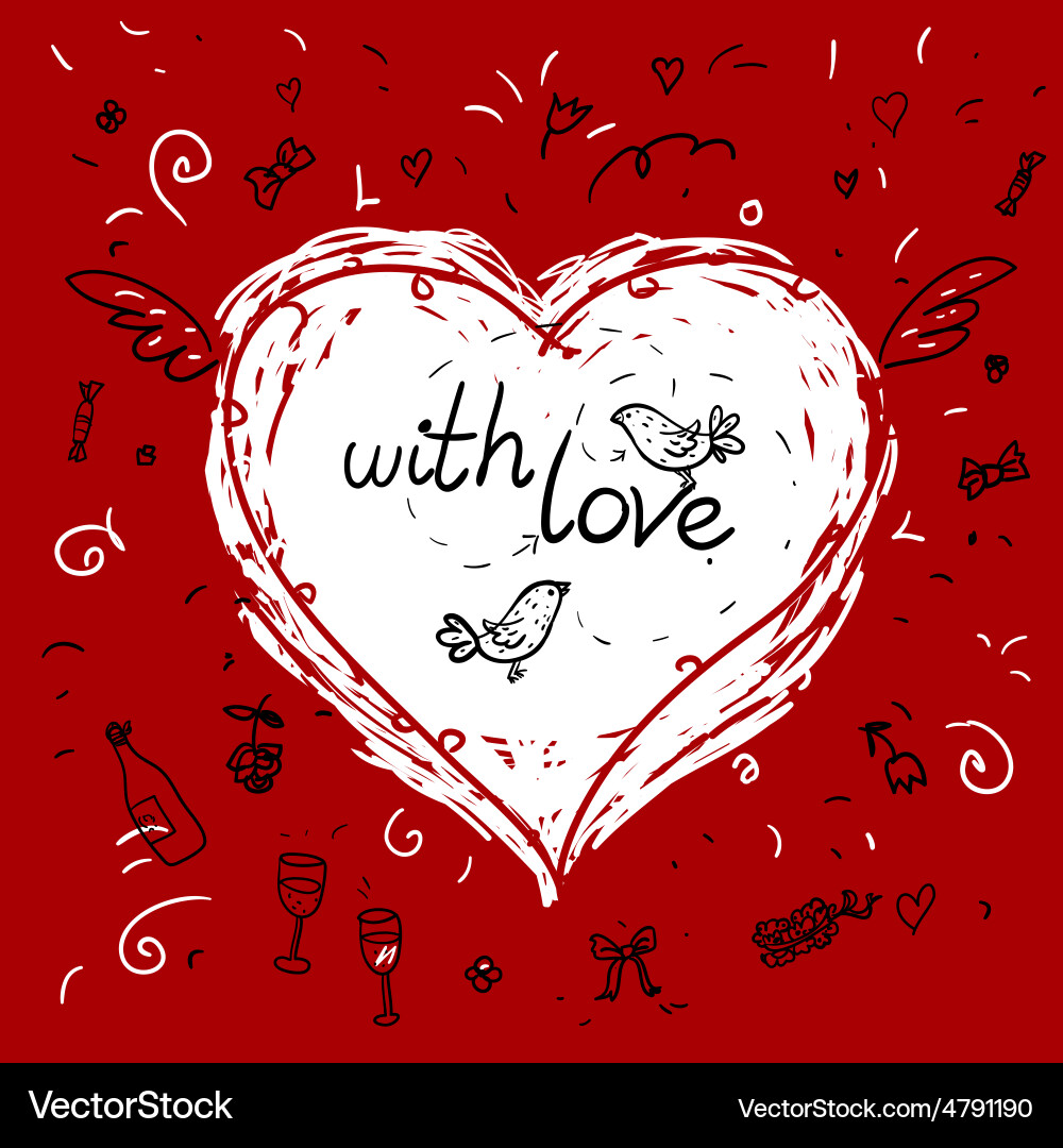 Heart shape Royalty Free Vector Image - VectorStock