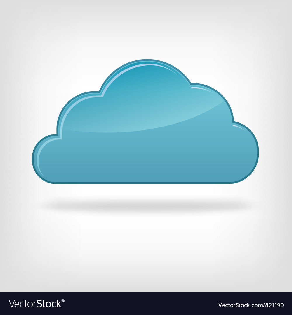 Icon Cloud Royalty Free Vector Image - VectorStock