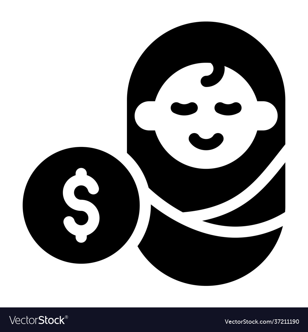 Kid budget Royalty Free Vector Image - VectorStock