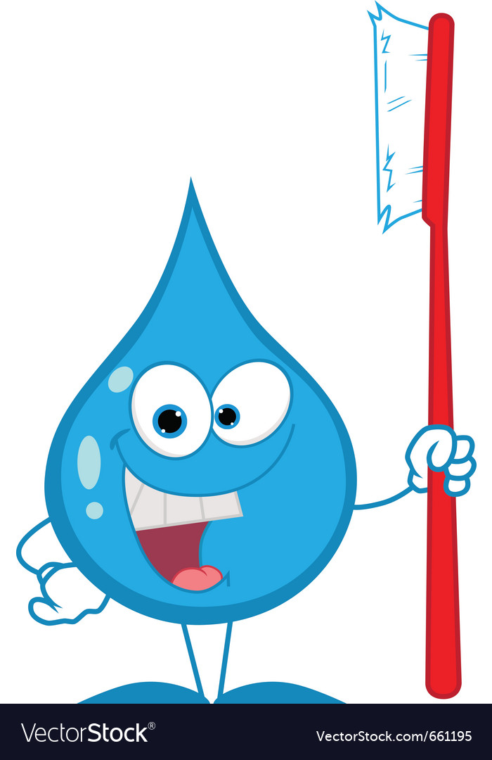 Drip drop Royalty Free Vector Image VectorStock