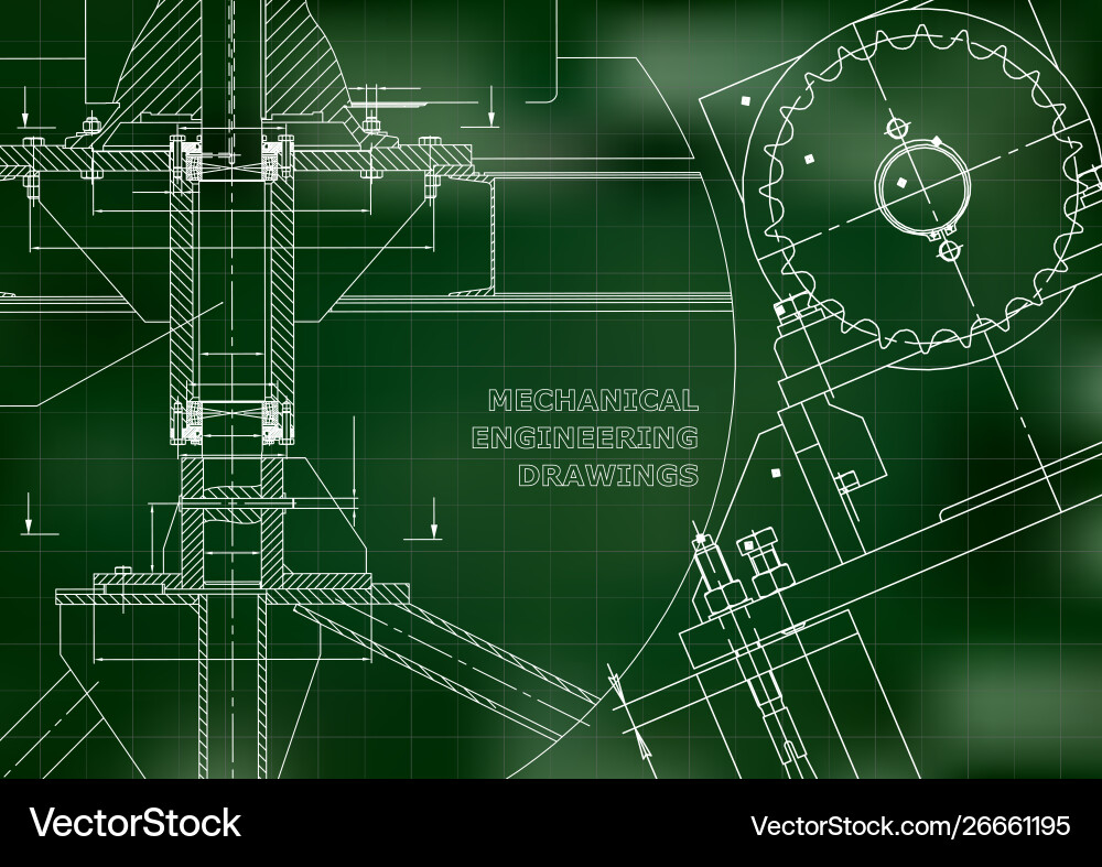Engineering backgrounds technical mechanical Vector Image