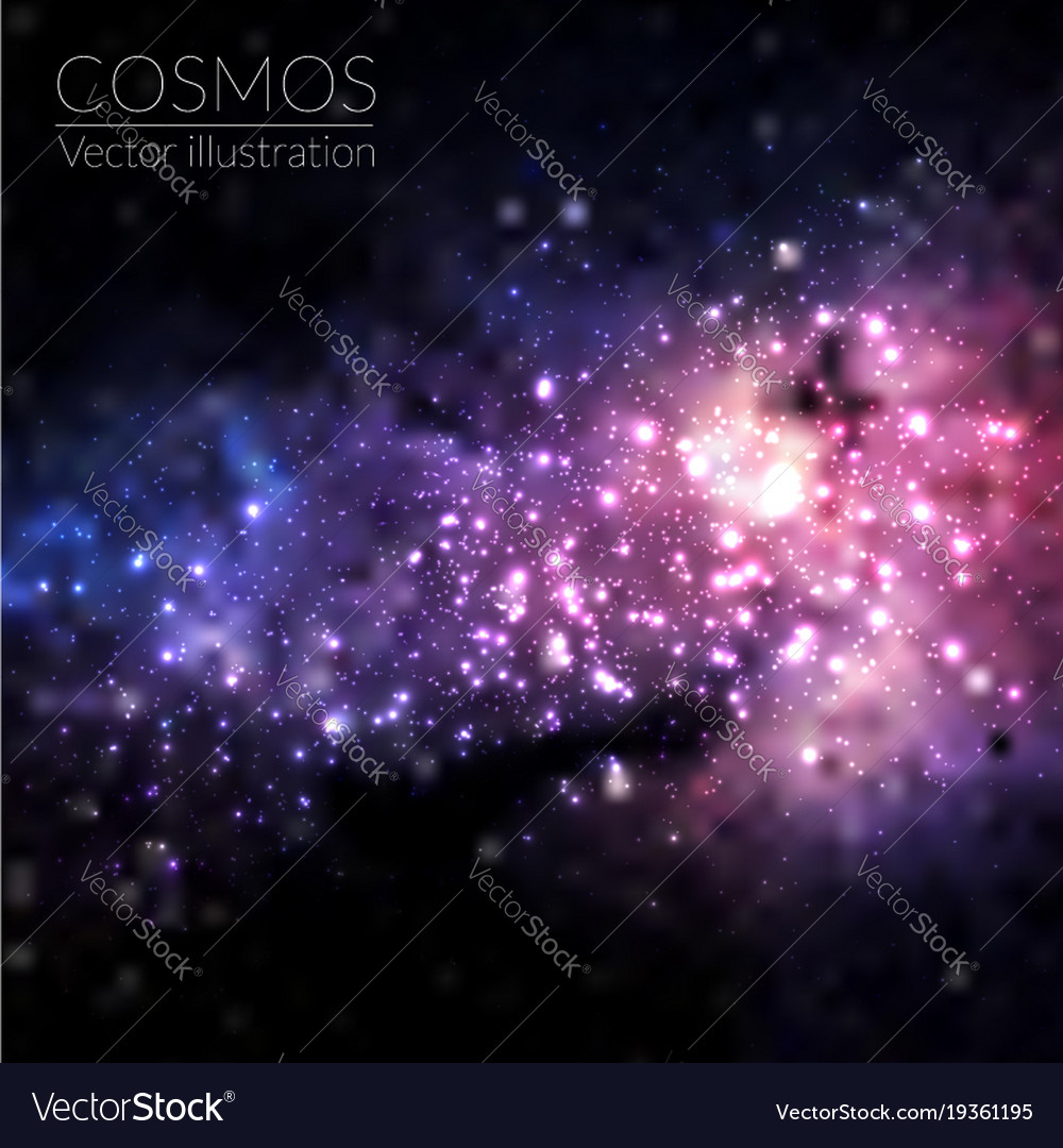 space background with stars universe royalty free vector