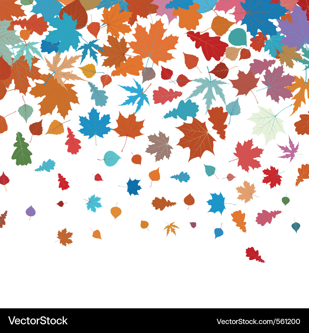 Abstract autumn background Royalty Free Vector Image