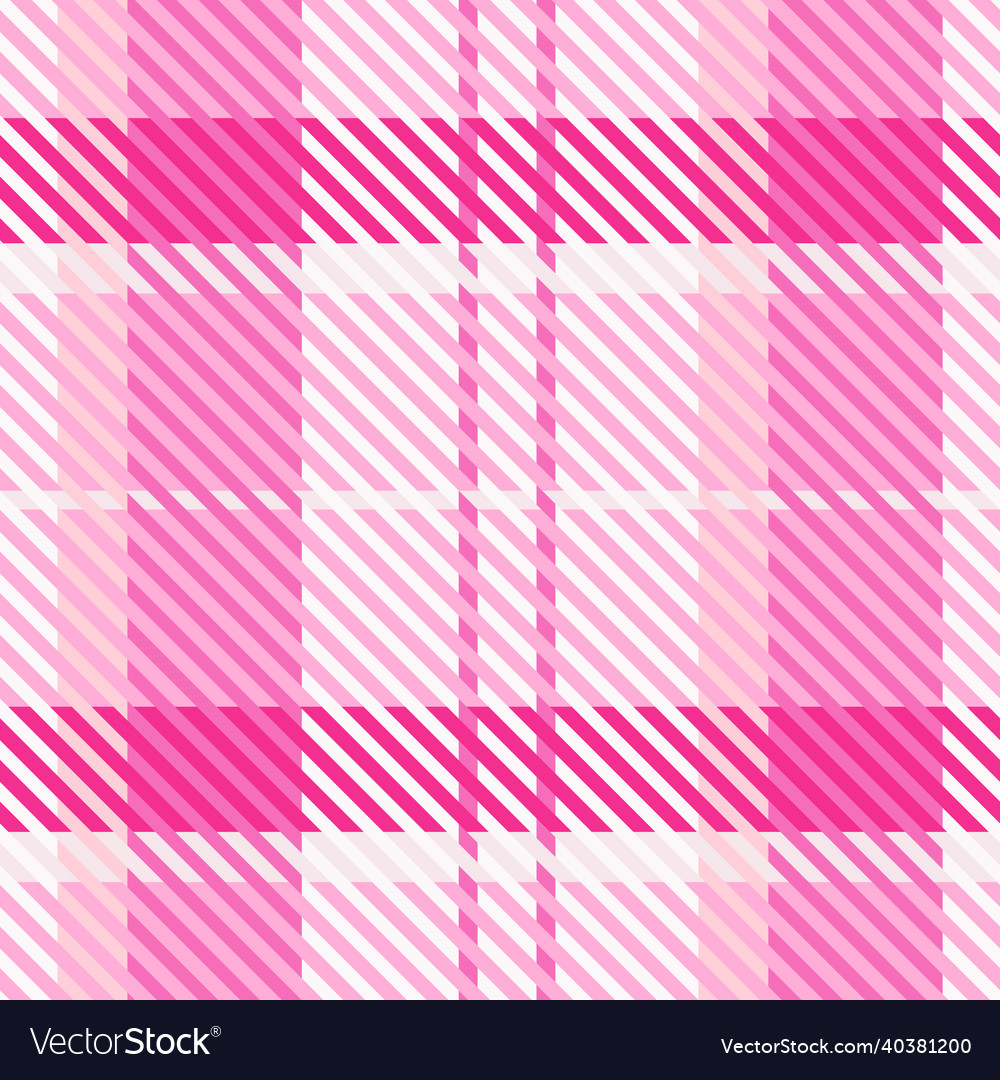 Girly pink seamless plaid pattern gingham