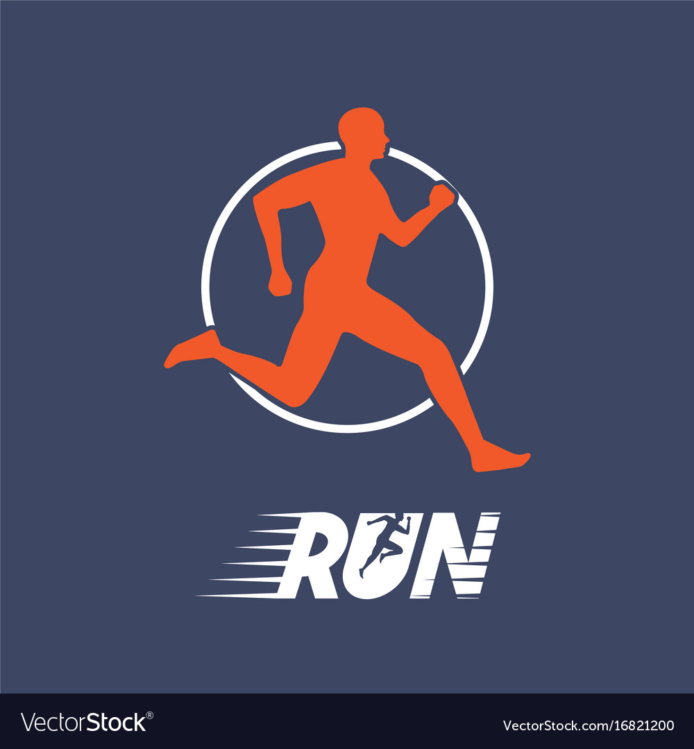 Running design Royalty Free Vector Image - VectorStock