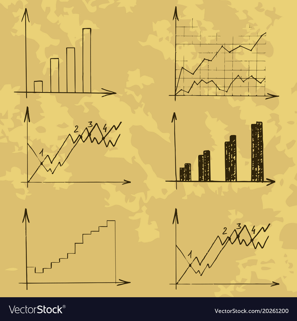 Schedule set of different retro style Royalty Free Vector