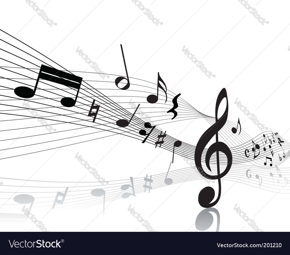 Notes staff Royalty Free Vector Image - VectorStock