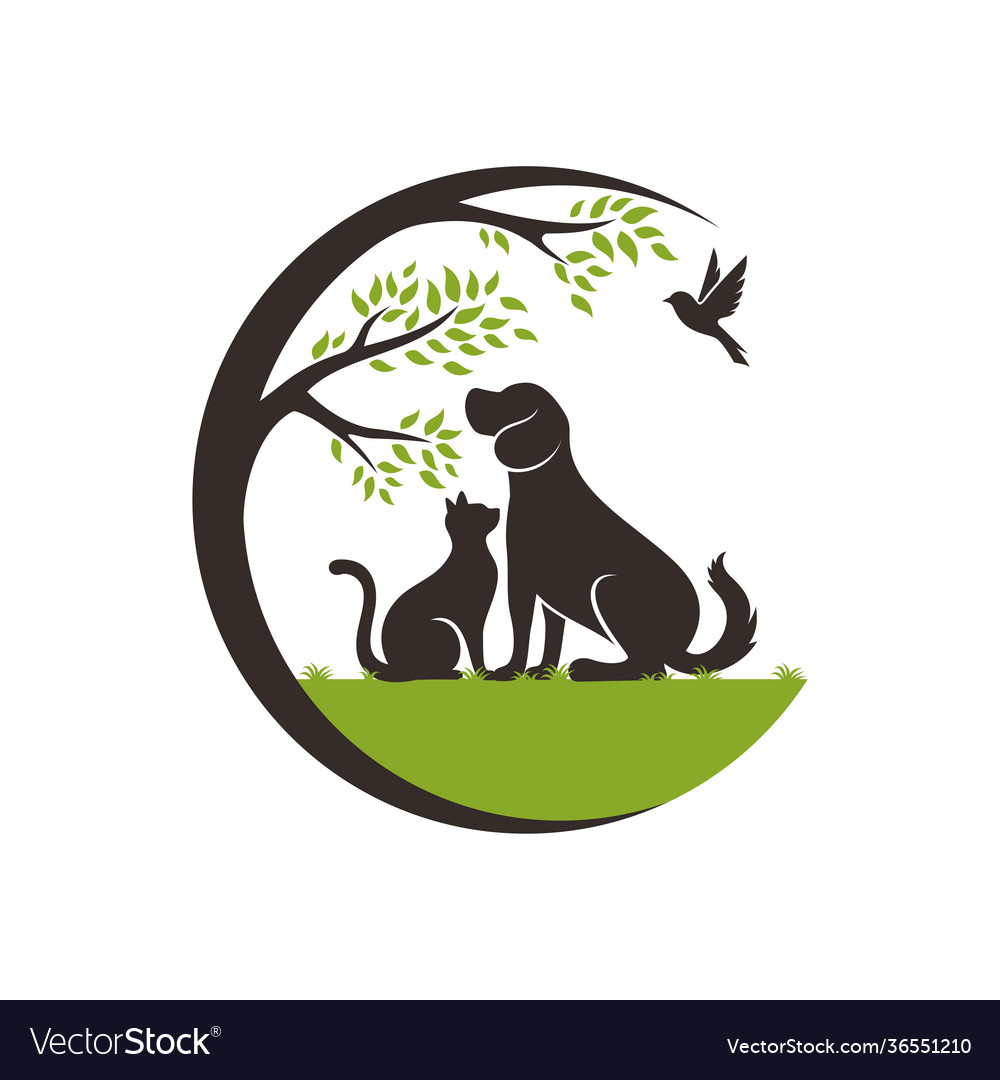Pet Shop Logo Design Template Royalty Free Vector Image