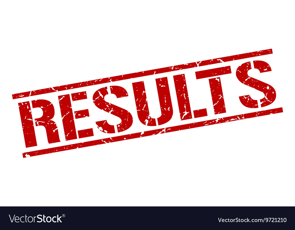 Results Stamp Royalty Free Vector Image - Vectorstock