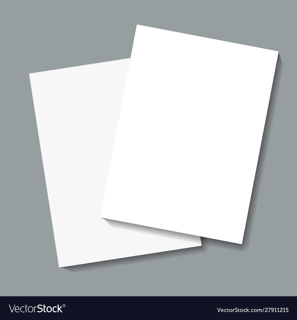 Note sheets on grey background Royalty Free Vector Image