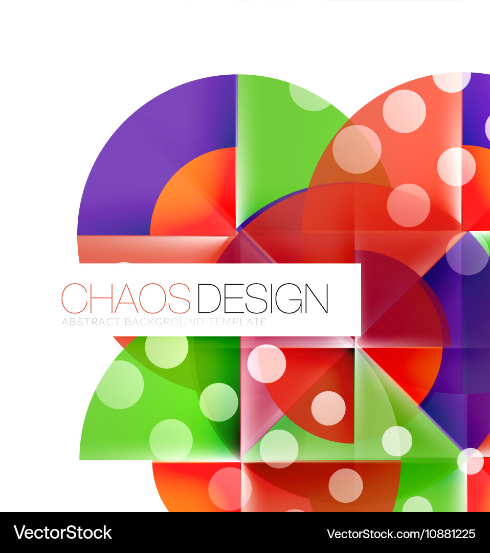 Circle abstract background Royalty Free Vector Image