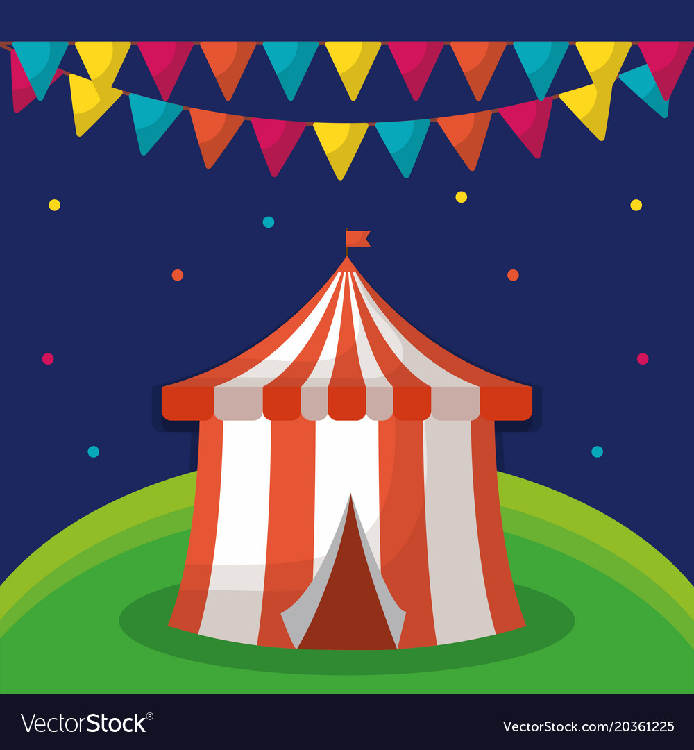 Circus carnival design Royalty Free Vector Image