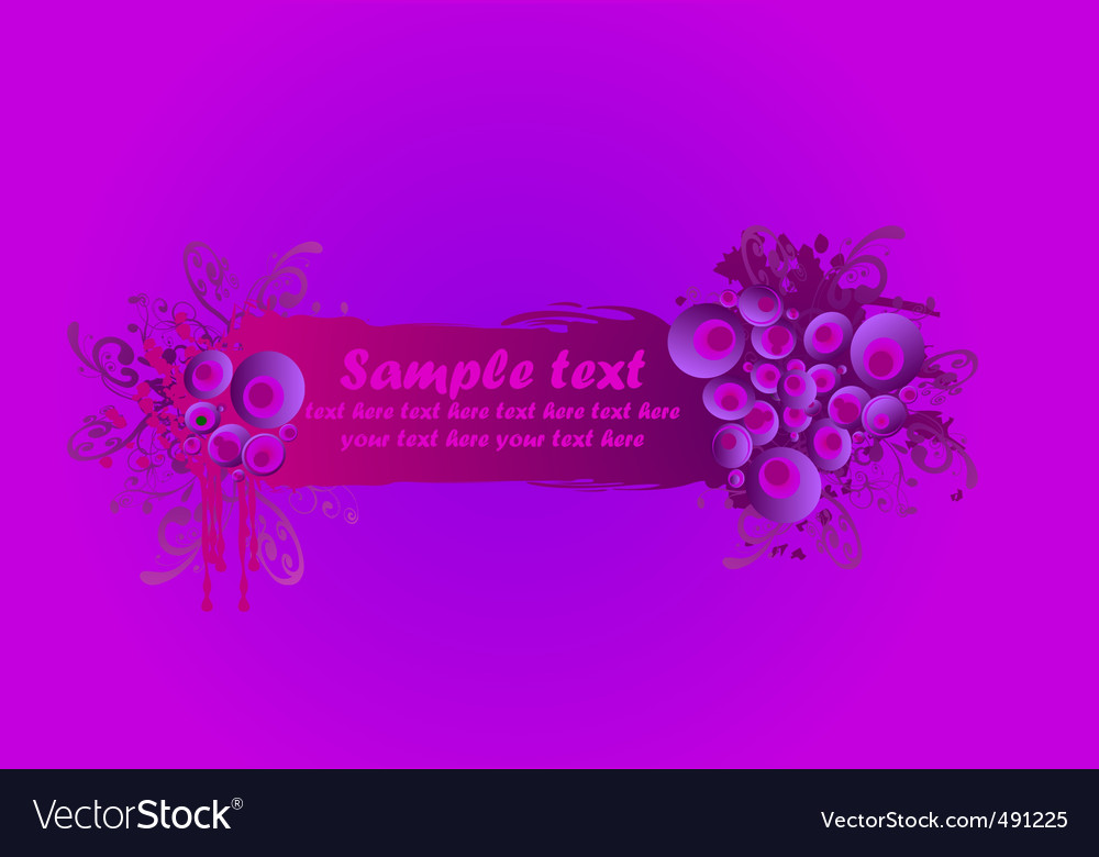 Fancy banner Royalty Free Vector Image - VectorStock