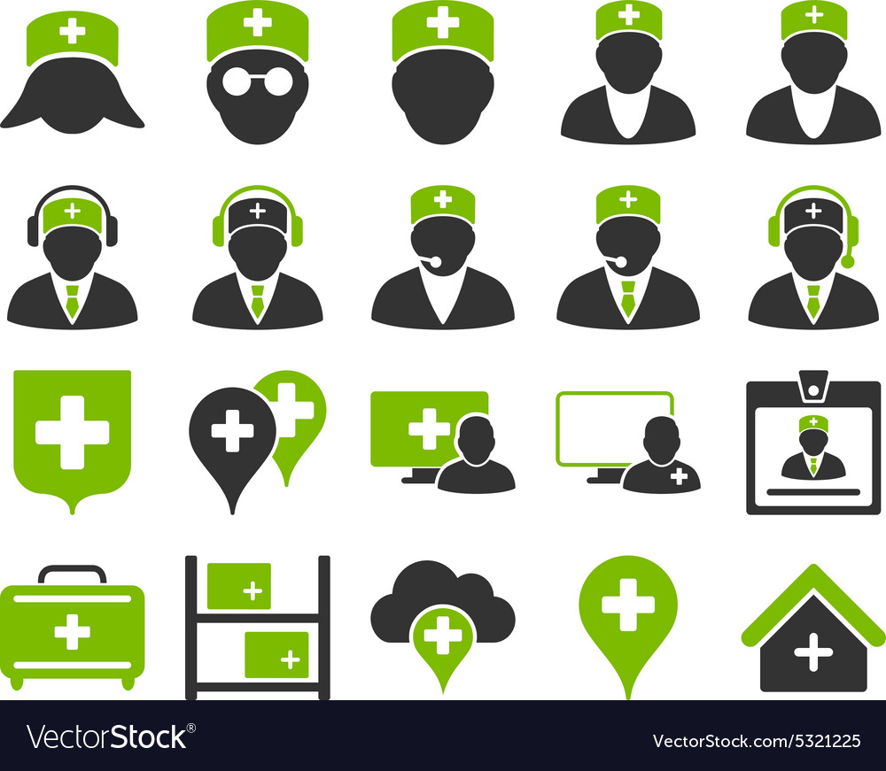 Medical icon set Royalty Free Vector Image - VectorStock