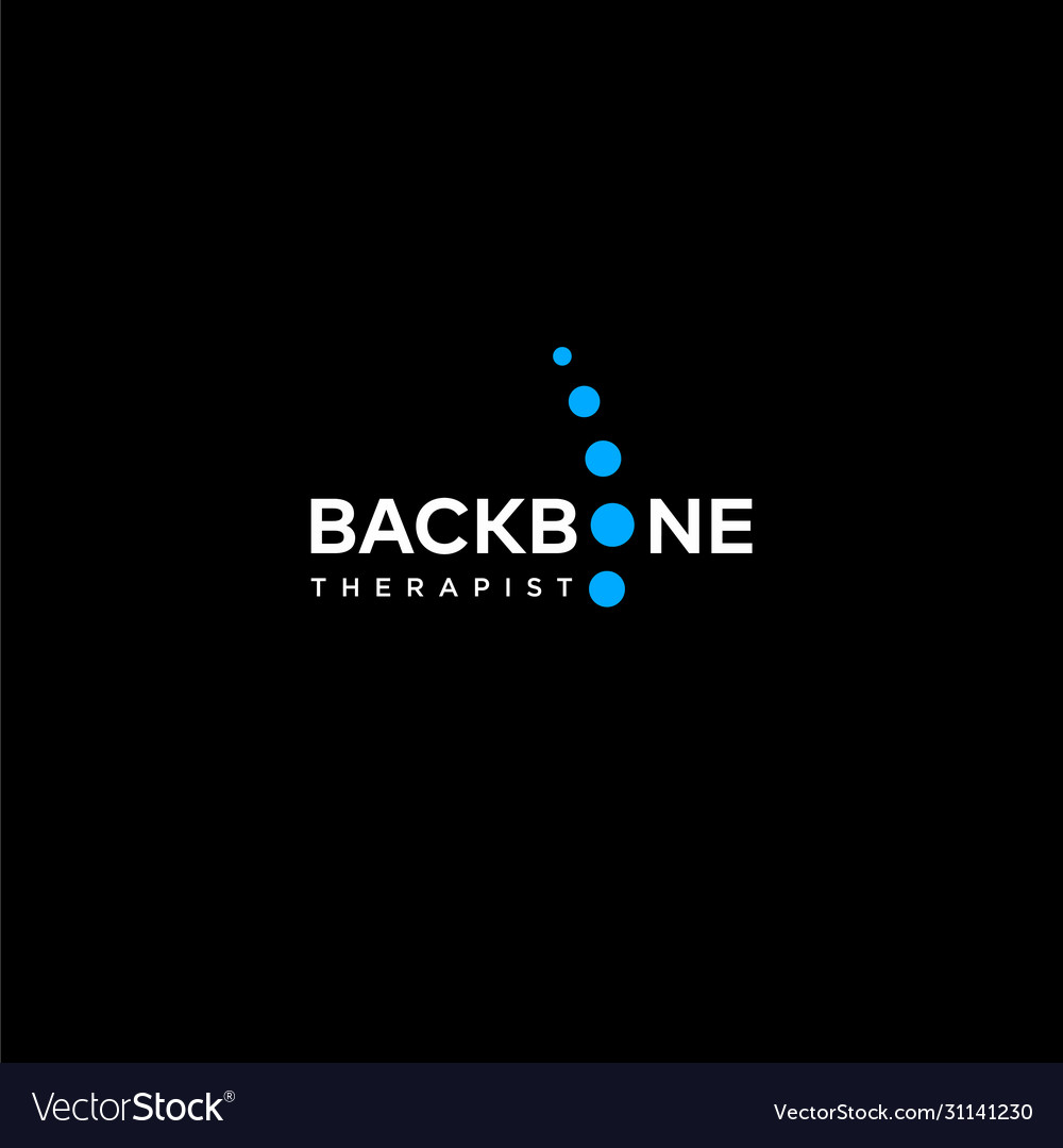 Backbone logo Royalty Free Vector Image - VectorStock