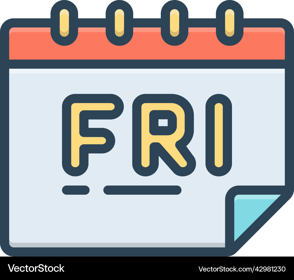 Friday Royalty Free Vector Image - VectorStock
