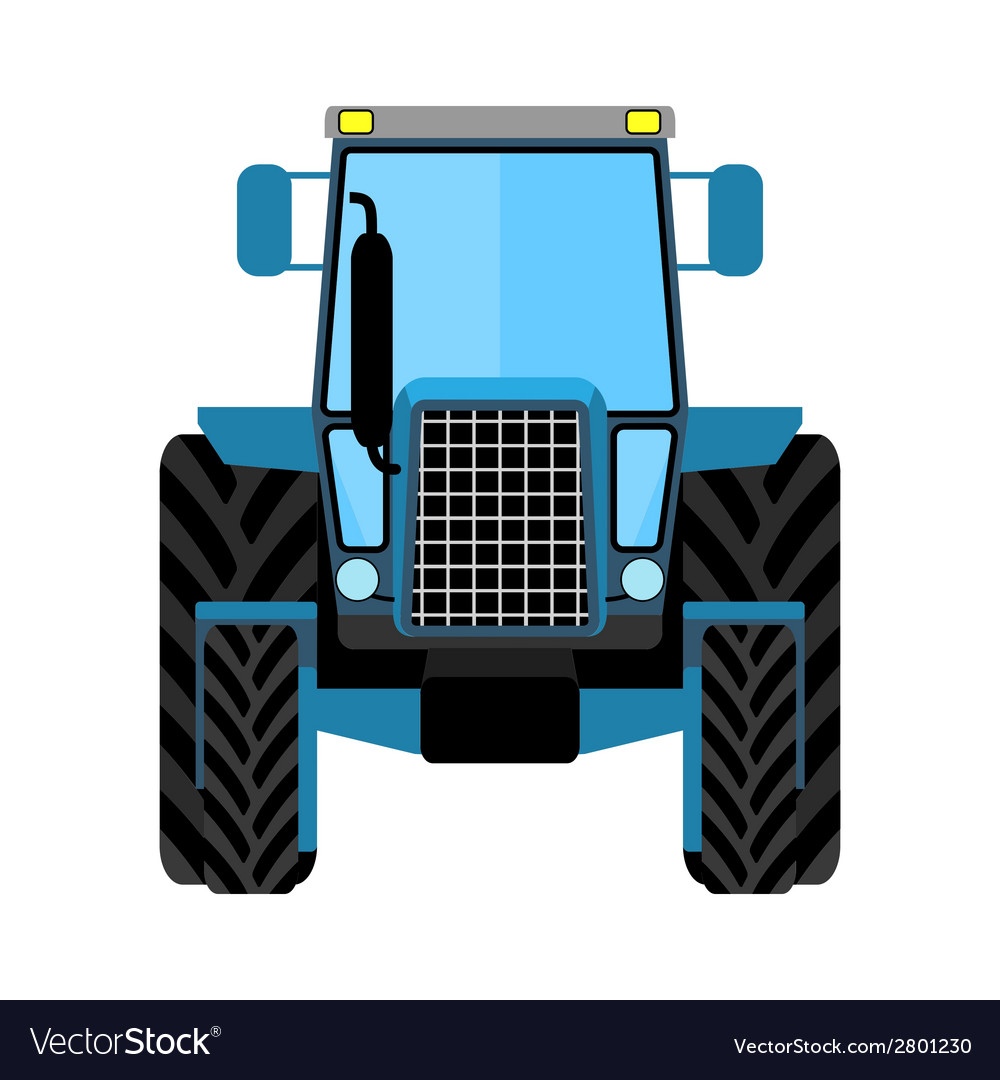 Blue Tractor PNG Transparent Images Free Download, Vector Files