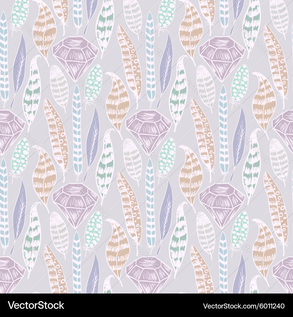Doodle hand drawn seamless pattern Royalty Free Vector Image