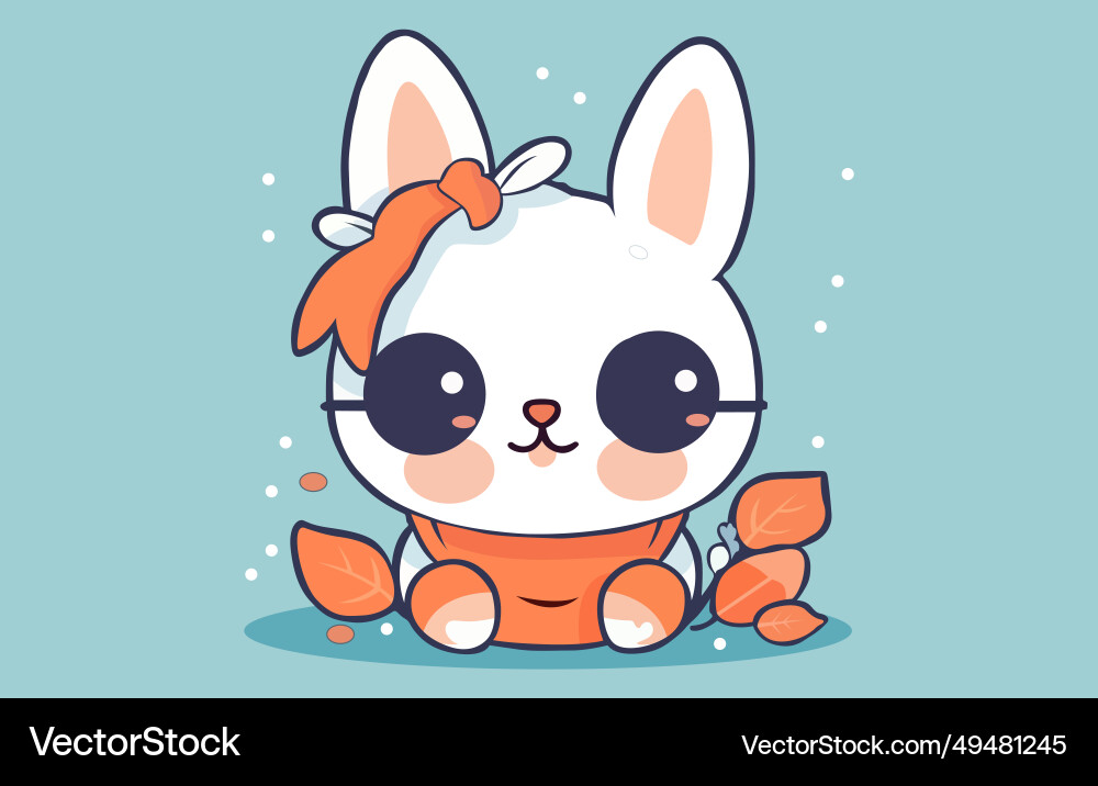 Hand Drawn Cute Cat In Doodle Royalty Free Vector Image