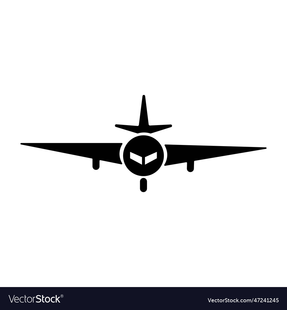 Plane logo Royalty Free Vector Image - VectorStock