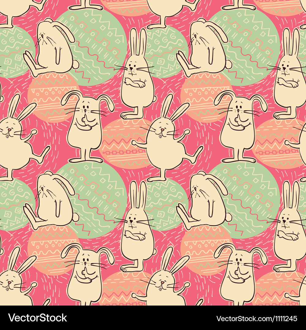Rabbits Royalty Free Vector Image - VectorStock
