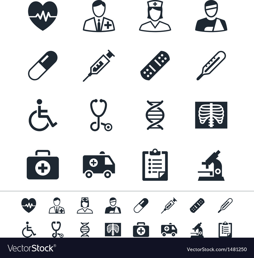 health icons vector