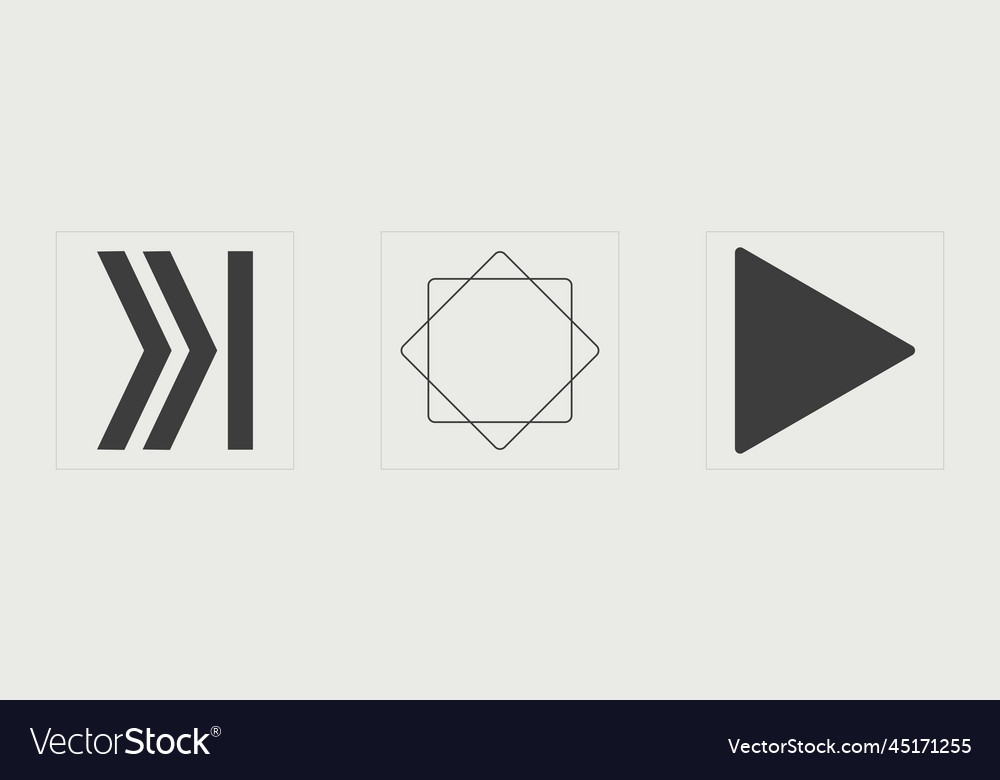 Brutalism Shapes Star And Flower Shapes Royalty Free Vector