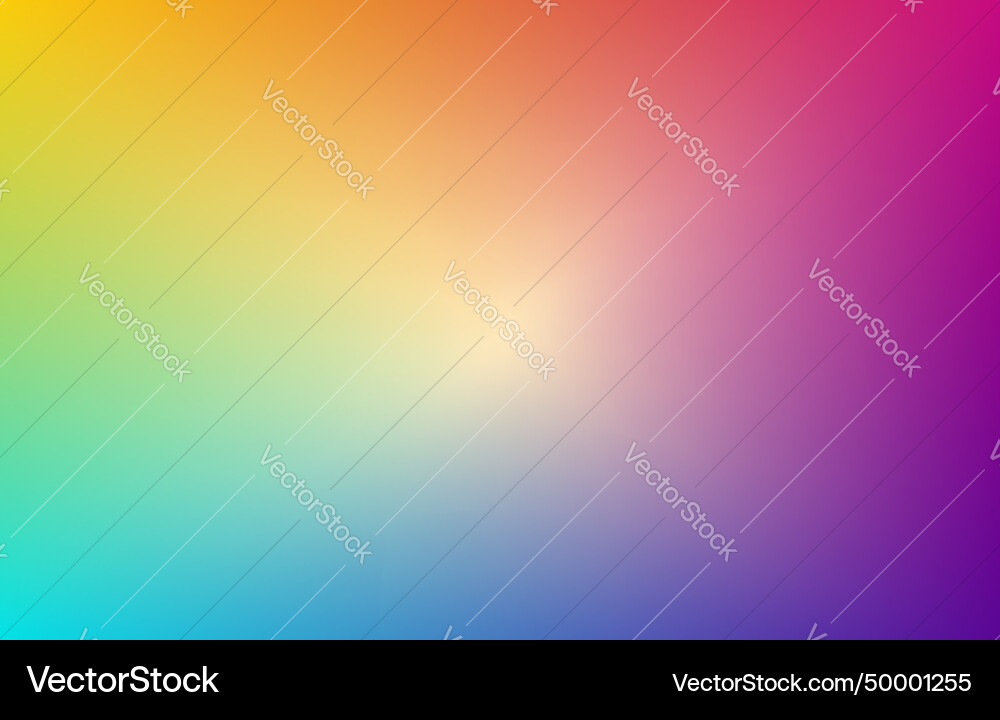 Rainbow gradient color abstract background Vector Image