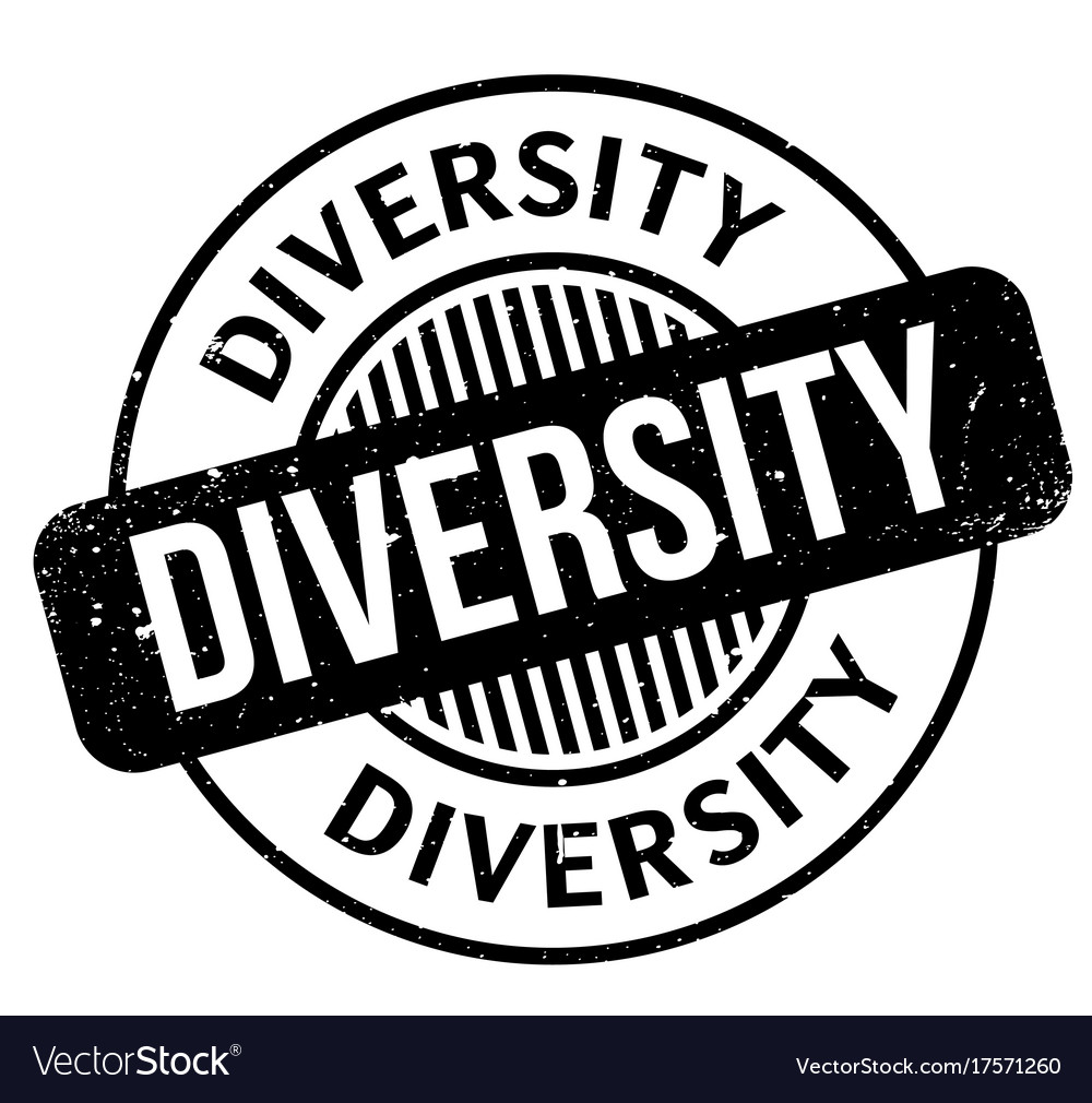 Diversity rubber stamp Royalty Free Vector Image