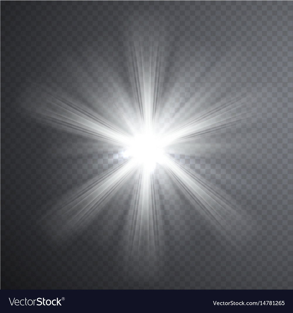 light transparent light Vector Image