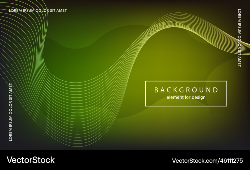 Abstract background wave element for design Vector Image
