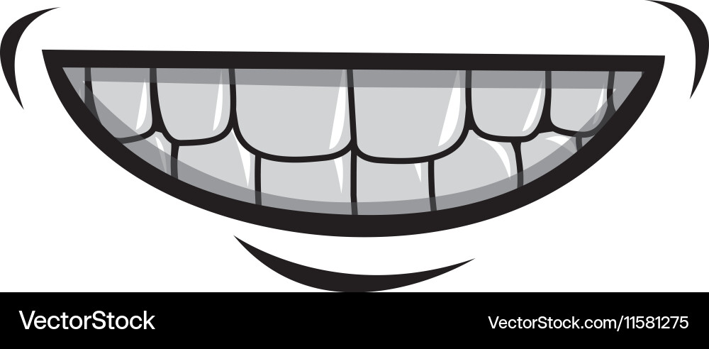 Mouth cartoon icon Royalty Free Vector Image VectorStock