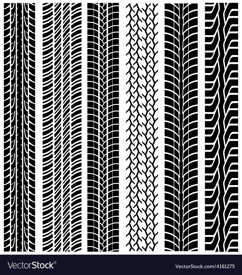 Tread of cars Royalty Free Vector Image - VectorStock